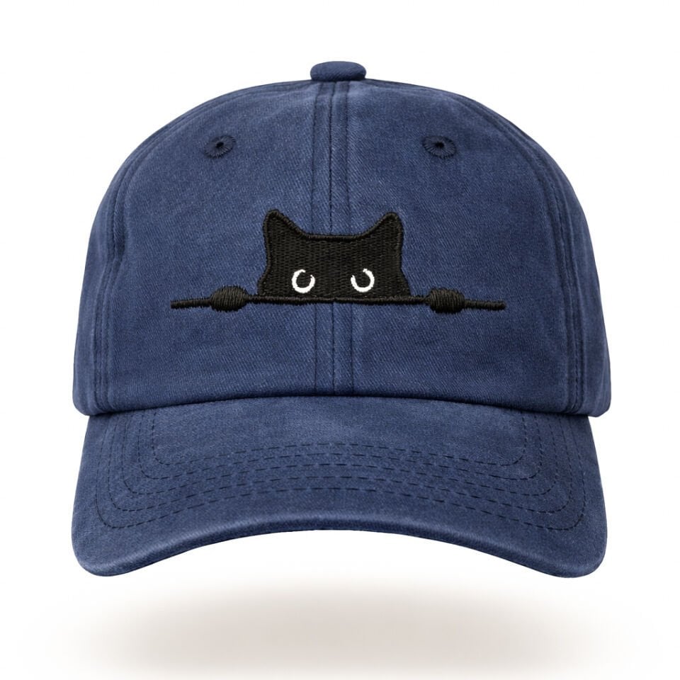 Meraklı Kedi Lacivert