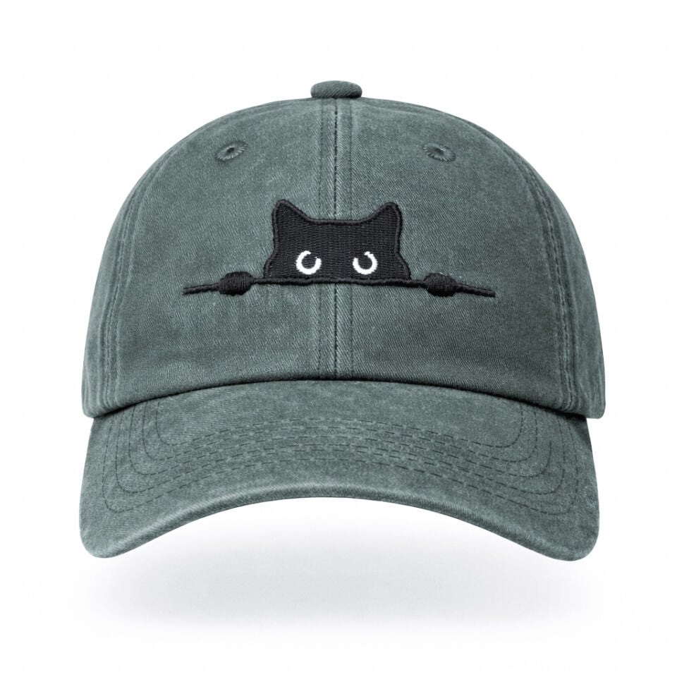 Meraklı Kedi Yeşil